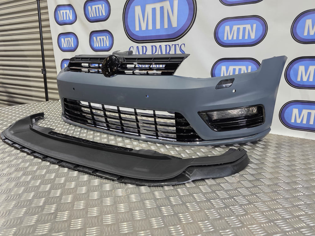 FRONT BUMPER FOR VW VOLKSWAGEN GOLF MK 7 R LINE WITH FOG LIGHTS PRE FACELIFT