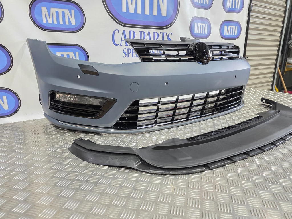 FRONT BUMPER FOR VW VOLKSWAGEN GOLF MK 7 R LINE WITH FOG LIGHTS PRE FACELIFT