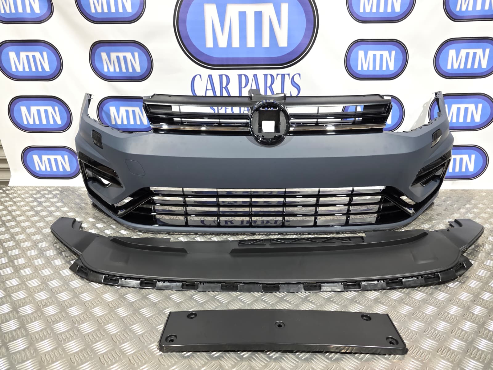 COMPLETE FRONT BUMPER FOR VW GOLF MK 7.5 R 2017-2020 FACELIFT
