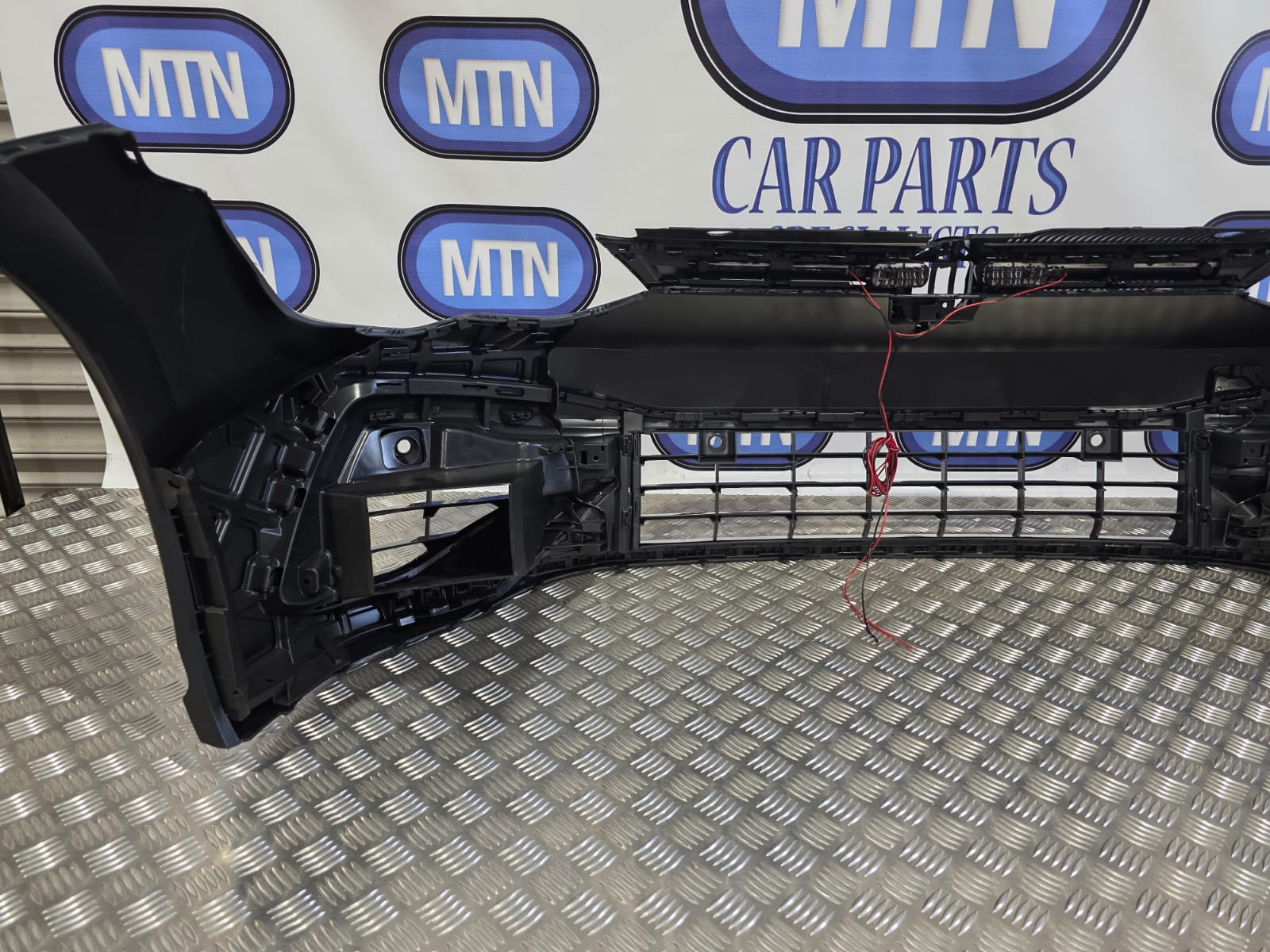 NEW FRONT BUMPER FOR VW GOLF MK8 R LINE WITH LOWER GUARD AND LED GRILL