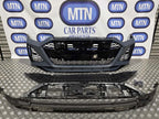 Front Rear Side Skirts Full Body Kit For Audi A7 / S7 19-24 C8 RS7 Style Gloss Black