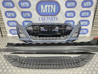 Front Rear Side Skirts Full Body Kit For Audi A7 / S7 19-24 C8 RS7 Style Gloss Black