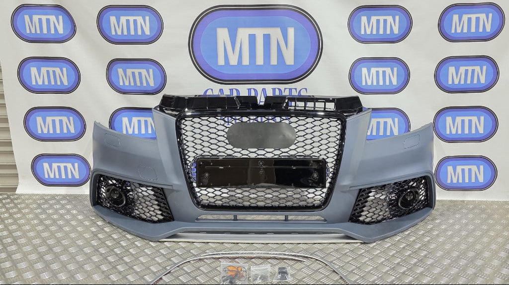 Front Bumper Body Kit for Audi A3 S3 8P 08-12 RS3 Style Honeycomb Grill Grille Secondary image