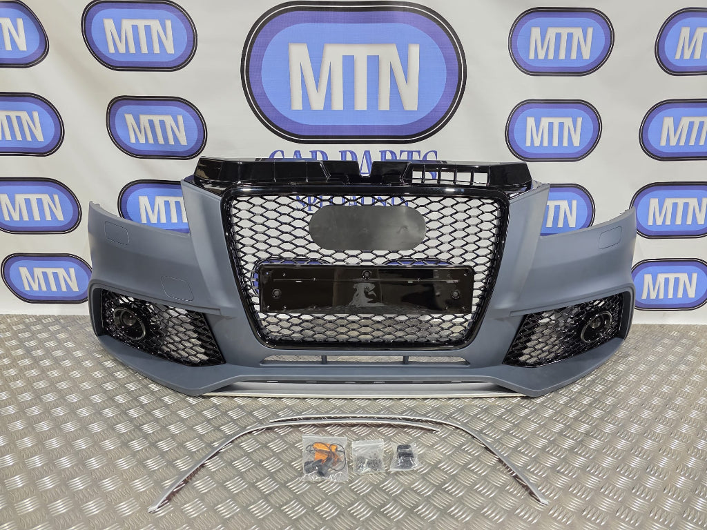 Front Bumper Body Kit for Audi A3 S3 8P 08-12 RS3 Style Honeycomb Grill Grille