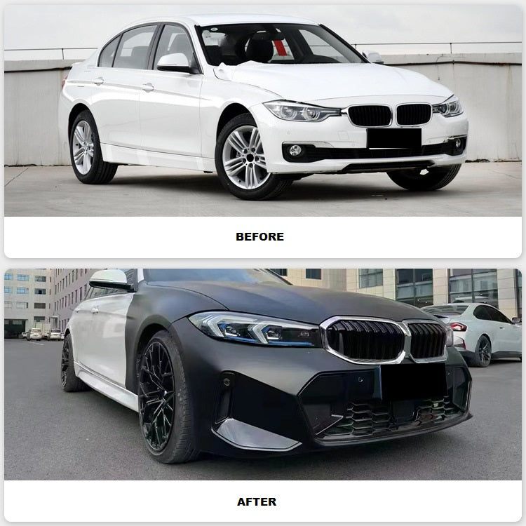 Complete Bodykit for BMW F30 to G20 LCI Front & Rear Bumper, Side Skirts, Front Wings, Bonnet, Lights Front & Back, Grille