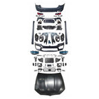 Complete Wide Bodykit for BMW G30 17-20 to G30 M5 LCI 2022 WIDE BODY Front & Rear Bumpers, Side Skirts, Front Wings, Front & Rear Lights, Grille, Exhaust Tips