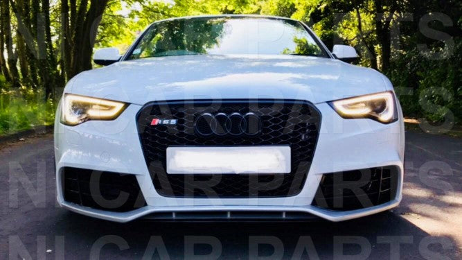 Front Bumper for Audi A5 / S5 B8.5 2012-2015 Facelift RS5 Style Honeycomb Grill