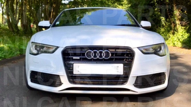 Front Bumper for Audi A5 / S5 B8.5 2012-2015 Facelift RS5 Style Honeycomb Grill