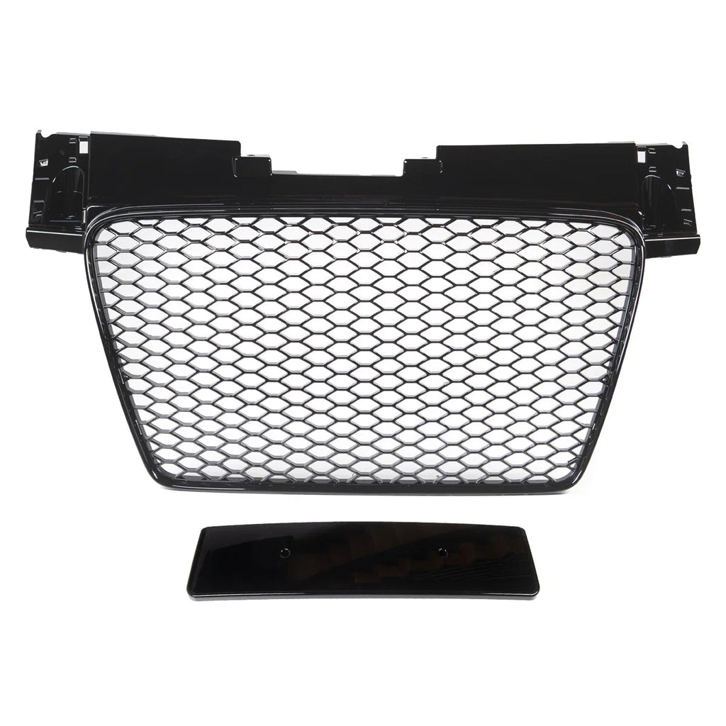 Honeycomb Grill for Audi TT / TTS 2006-2014 MK2 Grille Gloss Black