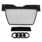 Honeycomb Grill for Audi TT / TTS 2006-2014 MK2 Grille Gloss Black