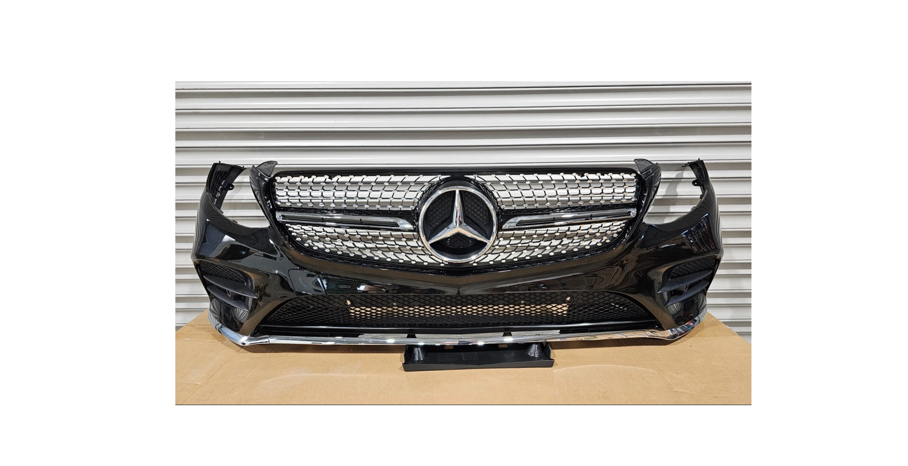 FRONT BUMPER FOR MERCEDES GLC X253 AMG LINE 15 - 19 C197 OBSIDIAN BLACK Main image