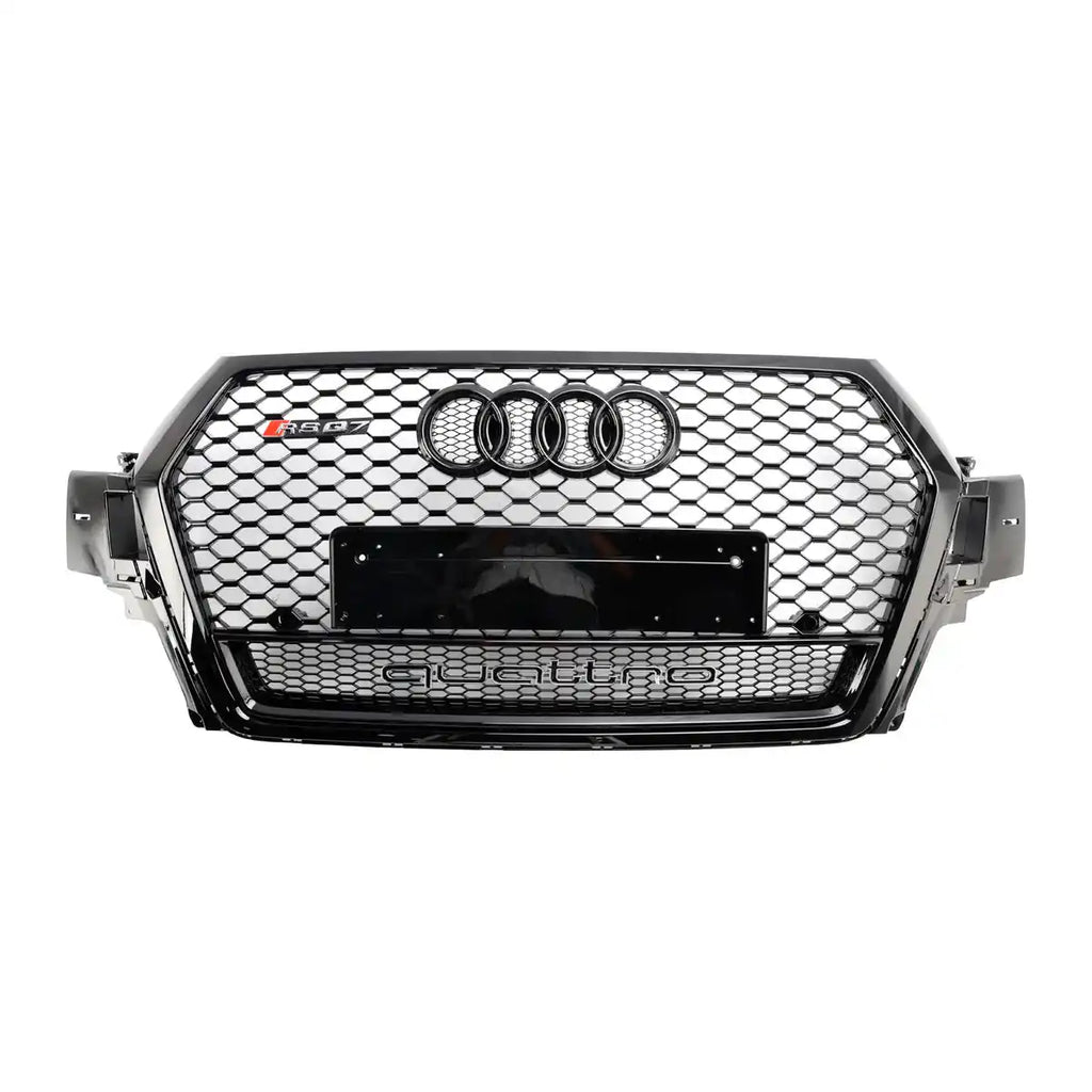 Honeycomb Grill for Audi Q7 / SQ7 2016-2019 4M Grille Gloss Black