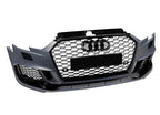 Front Bumper For Audi A3 / S3 8V 16-20 Facelift RS3 Style Honeycomb Grill