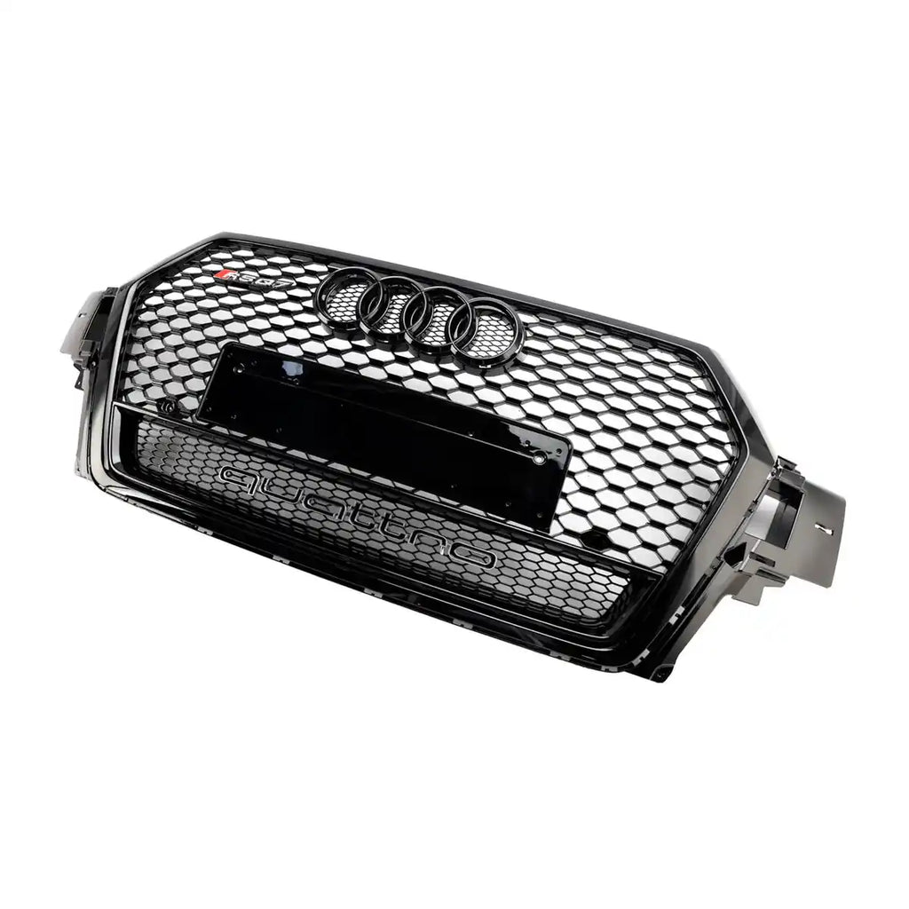 Honeycomb Grill for Audi Q7 / SQ7 2016-2019 4M Grille Gloss Black