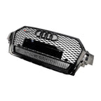 Honeycomb Grill for Audi Q7 / SQ7 2016-2019 4M Grille Gloss Black