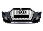 Front Bumper For Audi A3 / S3 8V 16-20 Facelift RS3 Style Honeycomb Grill