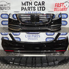 FRONT BACK BUMPER FOR MERCEDES W222 S Class Maybach S680 OBSIDIAN BLACK 14-20
