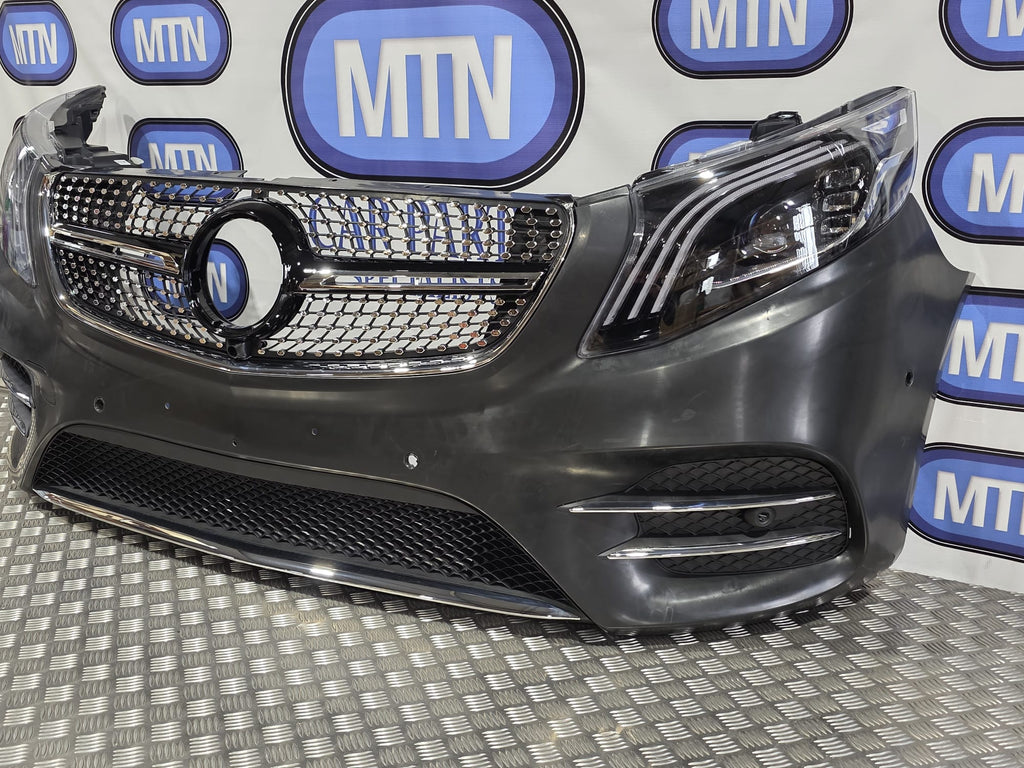 FRONT BUMPER FOR MERCEDES VITO V CLASS W447 15-24 HEADLAMPS AMG LINE NIGHT EDITION