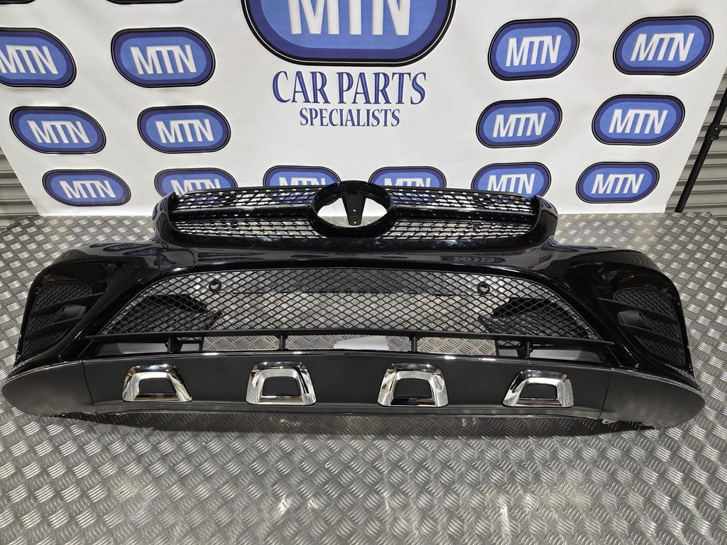 FRONT BUMPER FOR MERCEDES GLC X253 AMG LINE 15 - 19 C197 OBSIDIAN BLACK