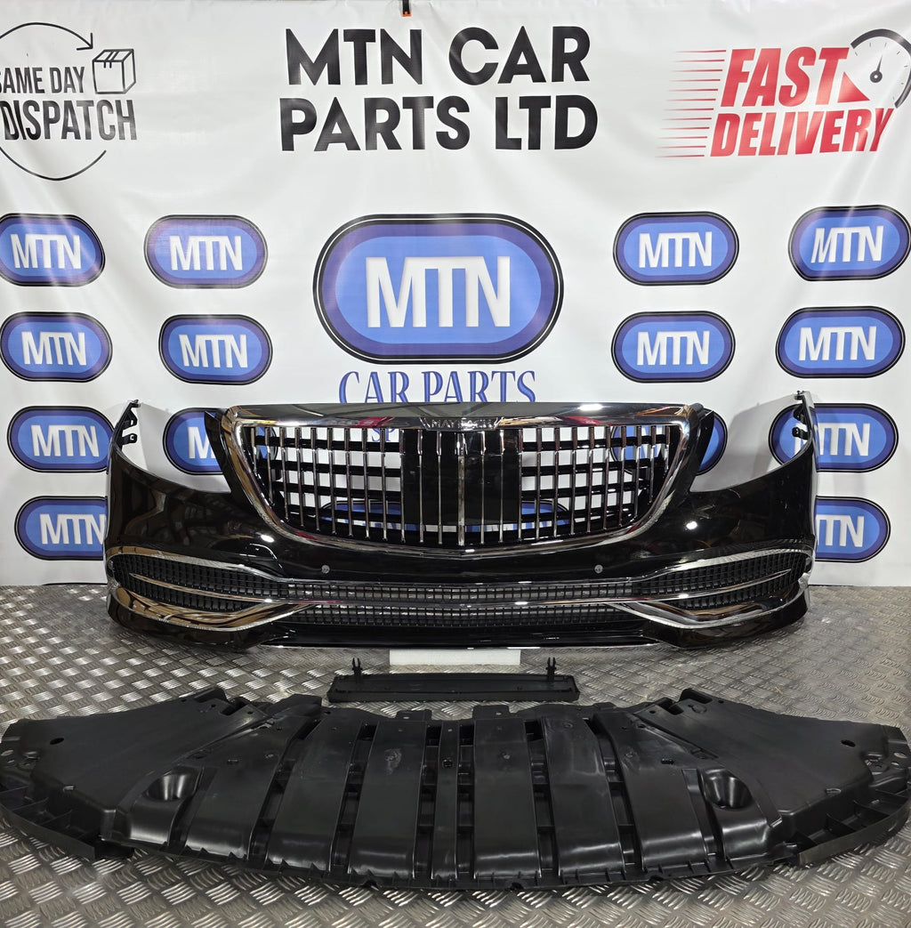 FRONT BACK BUMPER FOR MERCEDES W222 S Class Maybach S680 OBSIDIAN BLACK 14-20