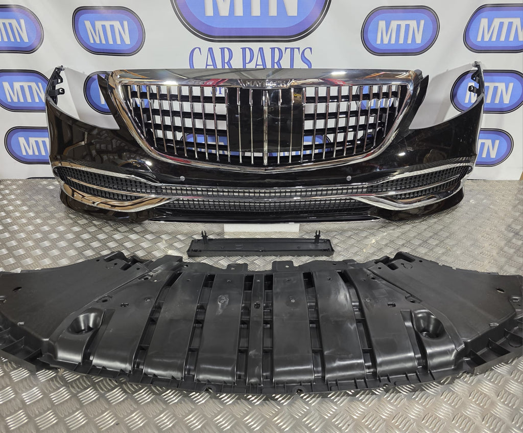 FRONT BACK BUMPER FOR MERCEDES W222 S Class Maybach S680 OBSIDIAN BLACK 14-20