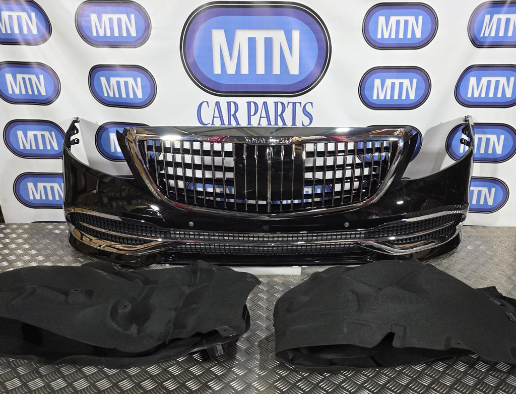 FRONT BACK BUMPER FOR MERCEDES W222 S Class Maybach S680 OBSIDIAN BLACK 14-20