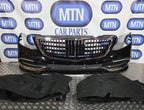 FRONT BACK BUMPER FOR MERCEDES W222 S Class Maybach S680 OBSIDIAN BLACK 14-20