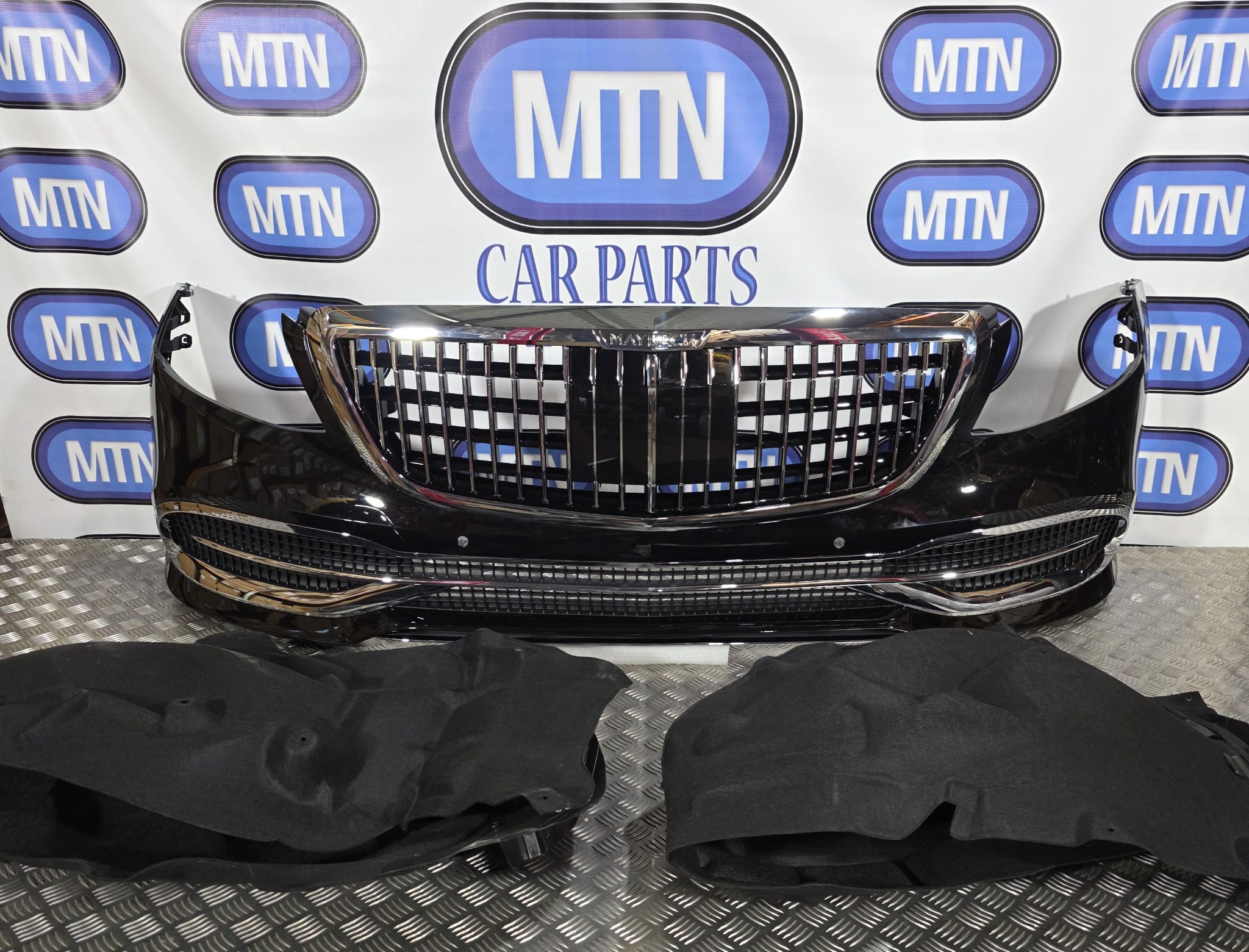 FRONT BACK BUMPER FOR MERCEDES W222 S Class Maybach S680 OBSIDIAN BLACK 14-20