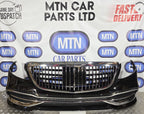 FRONT BACK BUMPER FOR MERCEDES W222 S Class Maybach S680 OBSIDIAN BLACK 14-20