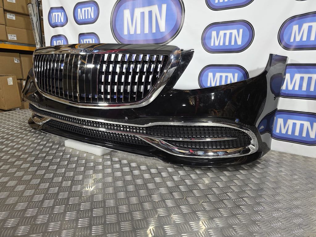 FRONT BACK BUMPER FOR MERCEDES W222 S Class Maybach S680 OBSIDIAN BLACK 14-20