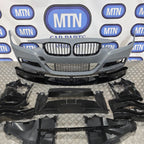 Front Bumper For BMW 3 Series 11-19 F30 F31 M Sport Splitter Kidney Grill Fogs