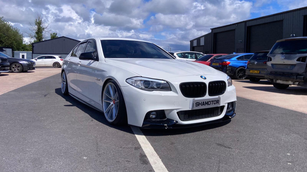 BMW 5 SERIES M SPORT 2013 - 2017 F10 F11 LCI FACELIFT FRONT BUMPER + GRILLS TRIM