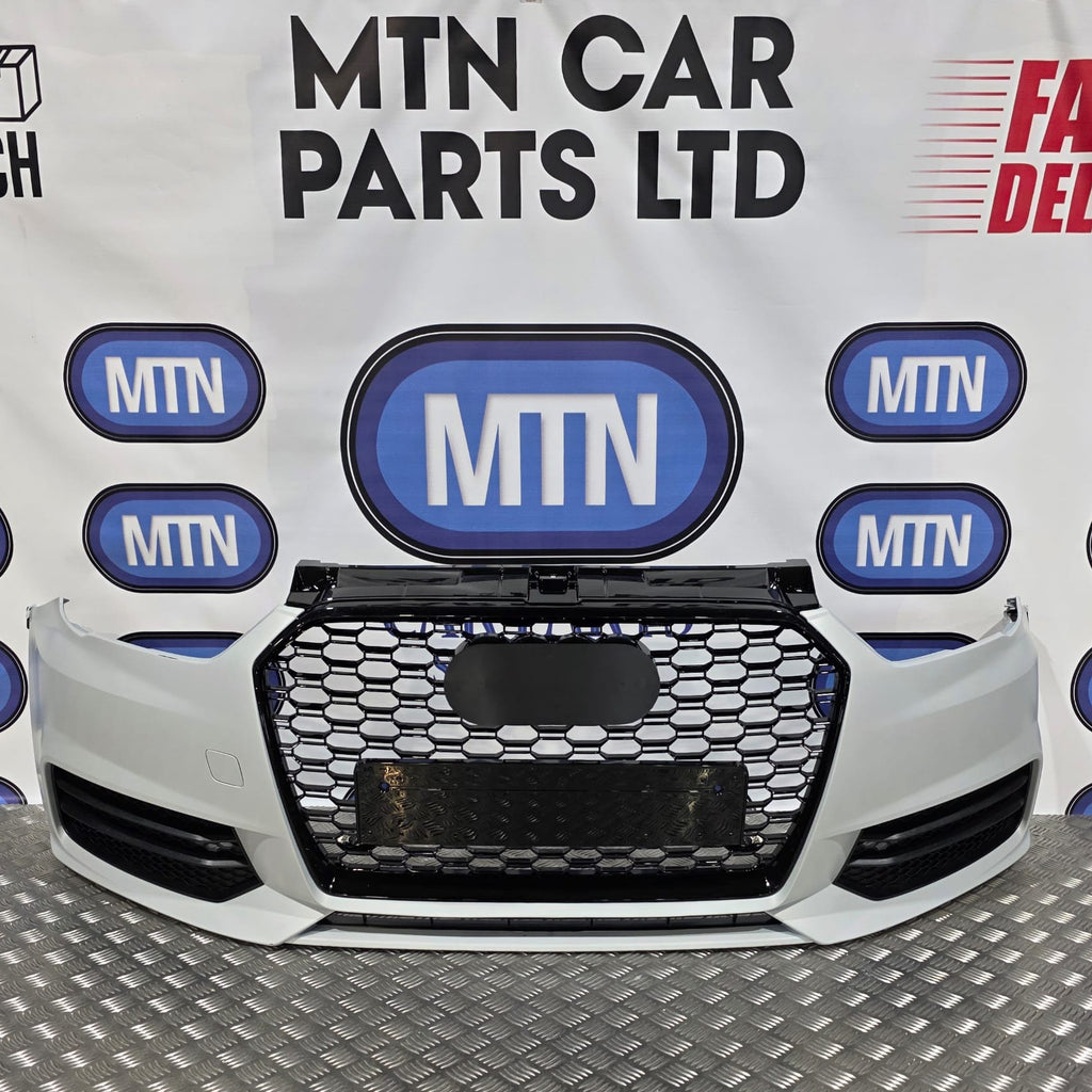 New Complete Front Bumper for A1 / S1 2014-2018 Facelift with Honeycomb Grill