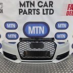 New Complete Front Bumper for A1 / S1 2014-2018 Facelift with Honeycomb Grill