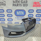 New Complete Front Bumper Skin for A3 / S3 8V 2012-2015 Prefacelift Hatchback S-Line
