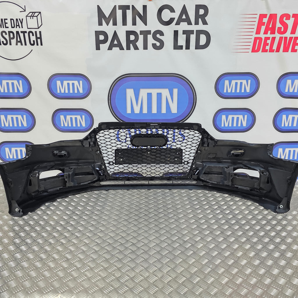 New Complete Front Bumper Skin for A3 / S3 8V 2012-2015 Prefacelift Hatchback S-Line