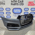 Complete Front Bumper – Audi Q3 / SQ3 2016–2018 Facelift | Honeycomb Grill S-Line