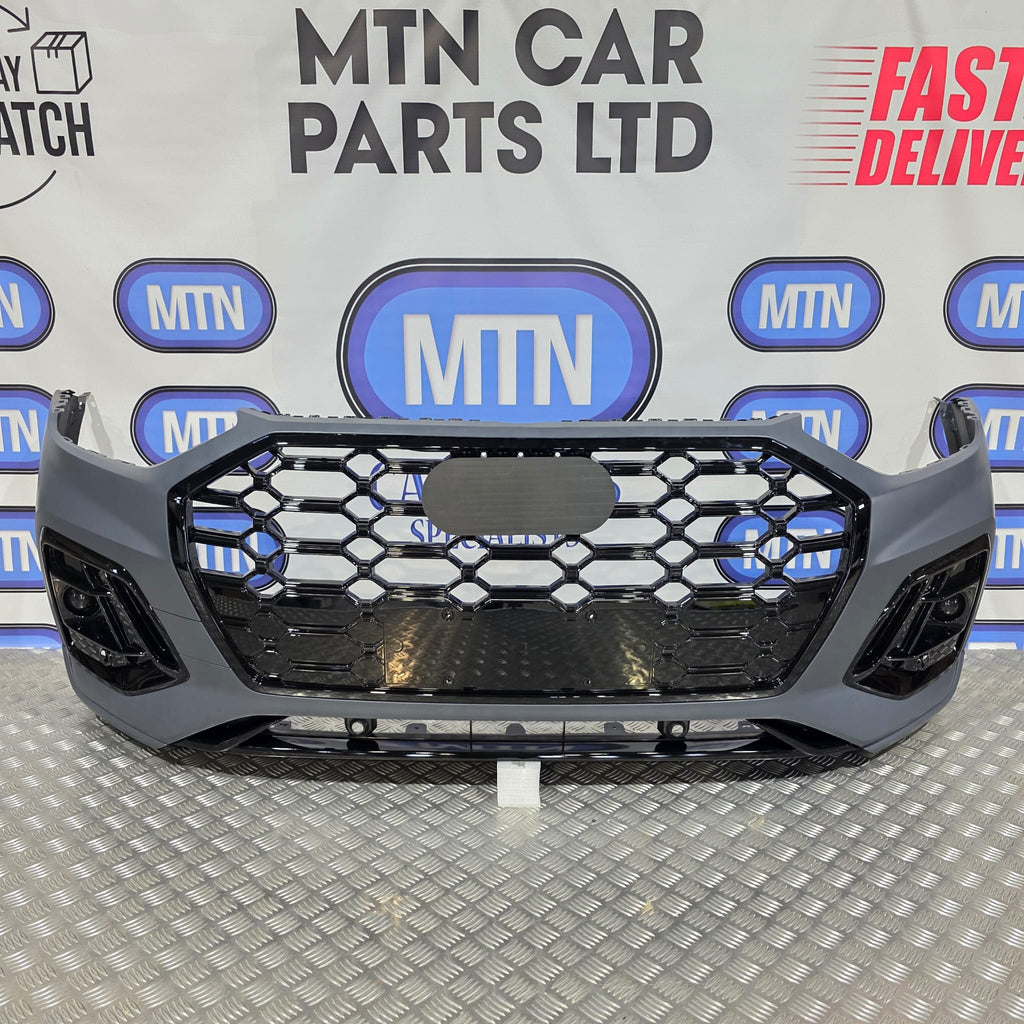 Complete Front Bumper – Audi Q5 / SQ5 S-Line Style (2021–2024)