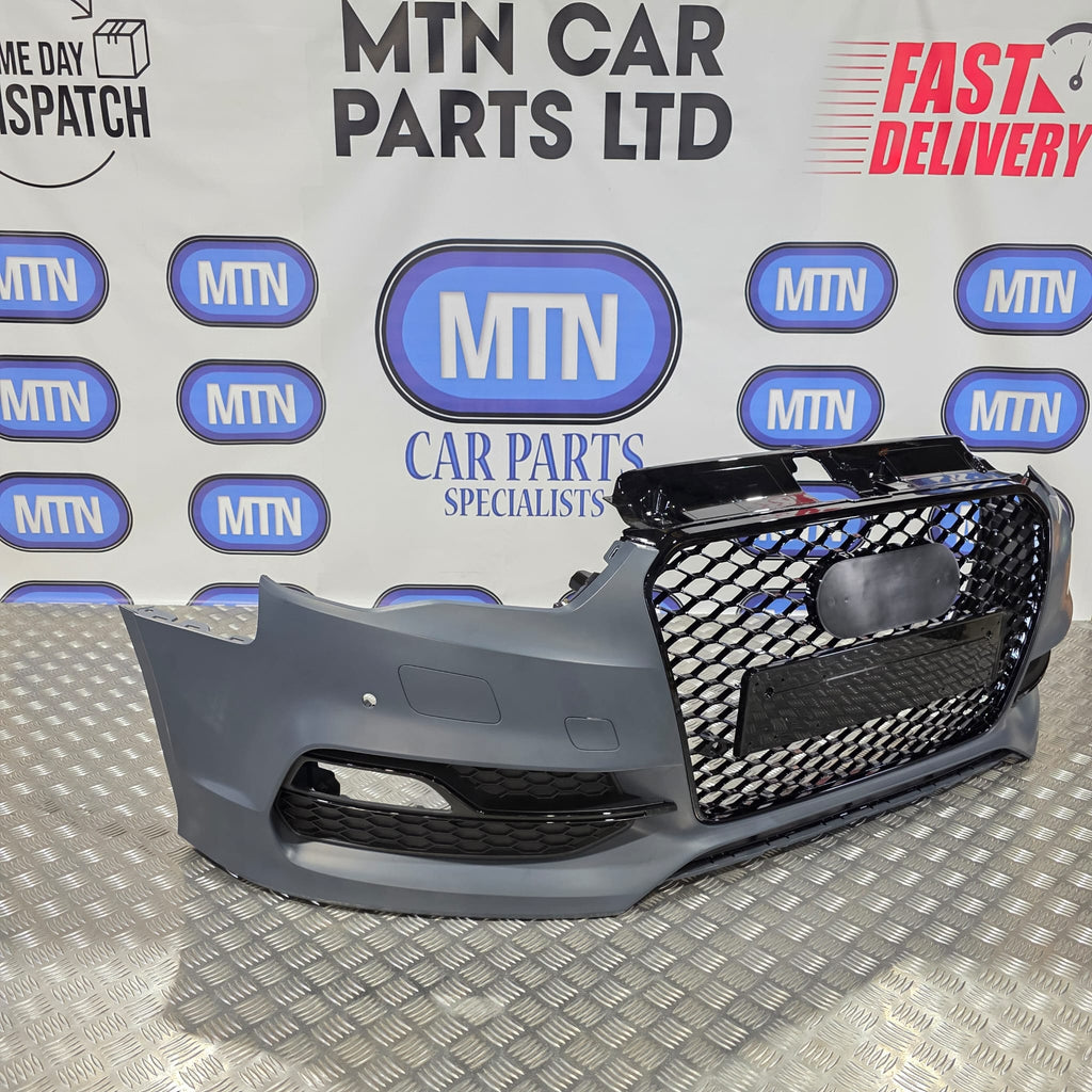New Complete Front Bumper for A3 / S3 8V 2012-2015 Prefacelift Saloon S-Line