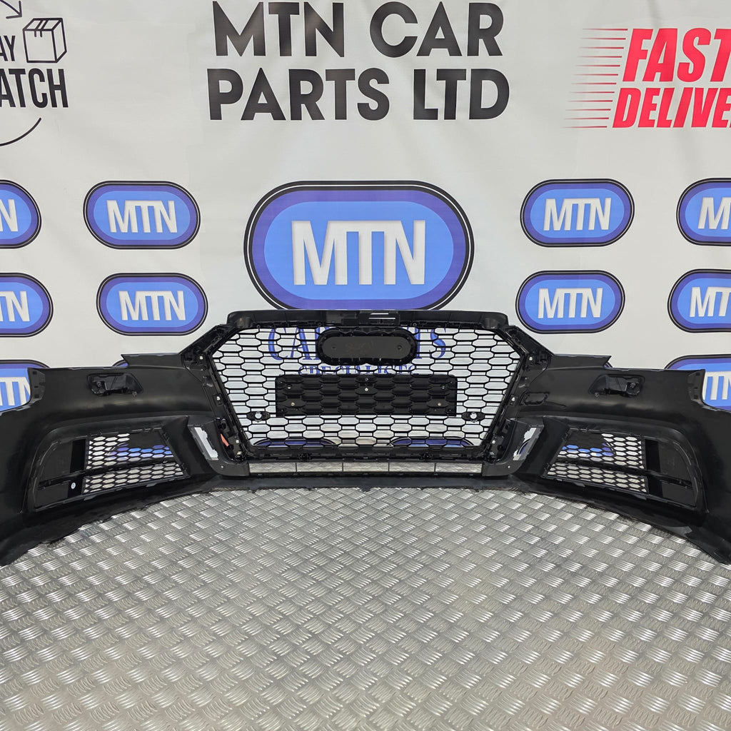 New Complete Front Bumper for Audi A3 / S3 8V 2016-2020 Saloon S-Line Grill