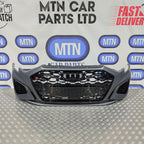 New Complete Front Bumper for Audi A3 / S3 8Y 2020 - 2024 S-Line Honeycomb Grill