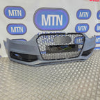 New Complete Front Bumper for Audi A4 / S4 B8.5 12 - 15 S-Line Honeycomb Grill