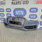 New Complete Front Bumper for Audi A4 / S4 B8.5 12 - 15 S-Line Honeycomb Grill