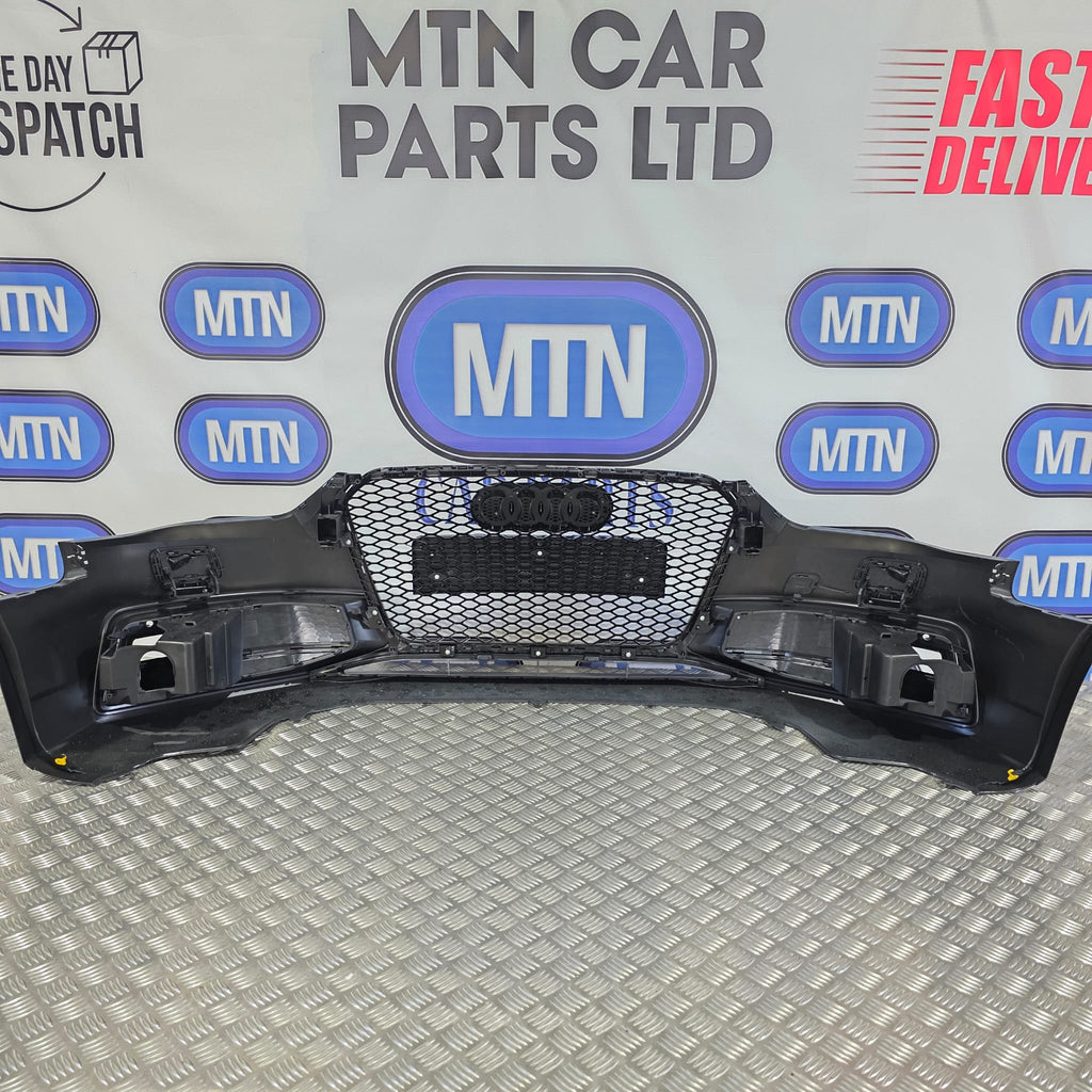 New Complete Front Bumper for Audi A4 / S4 B8.5 12 - 15 S-Line Honeycomb Grill
