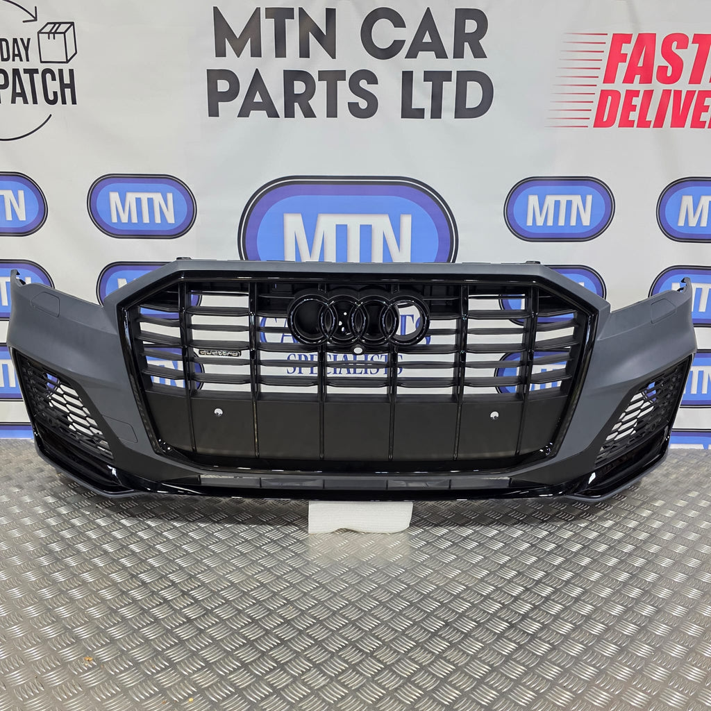 Complete Front Bumper for Audi Q7 / SQ7 2020-2024 S-Line Black Line 4M