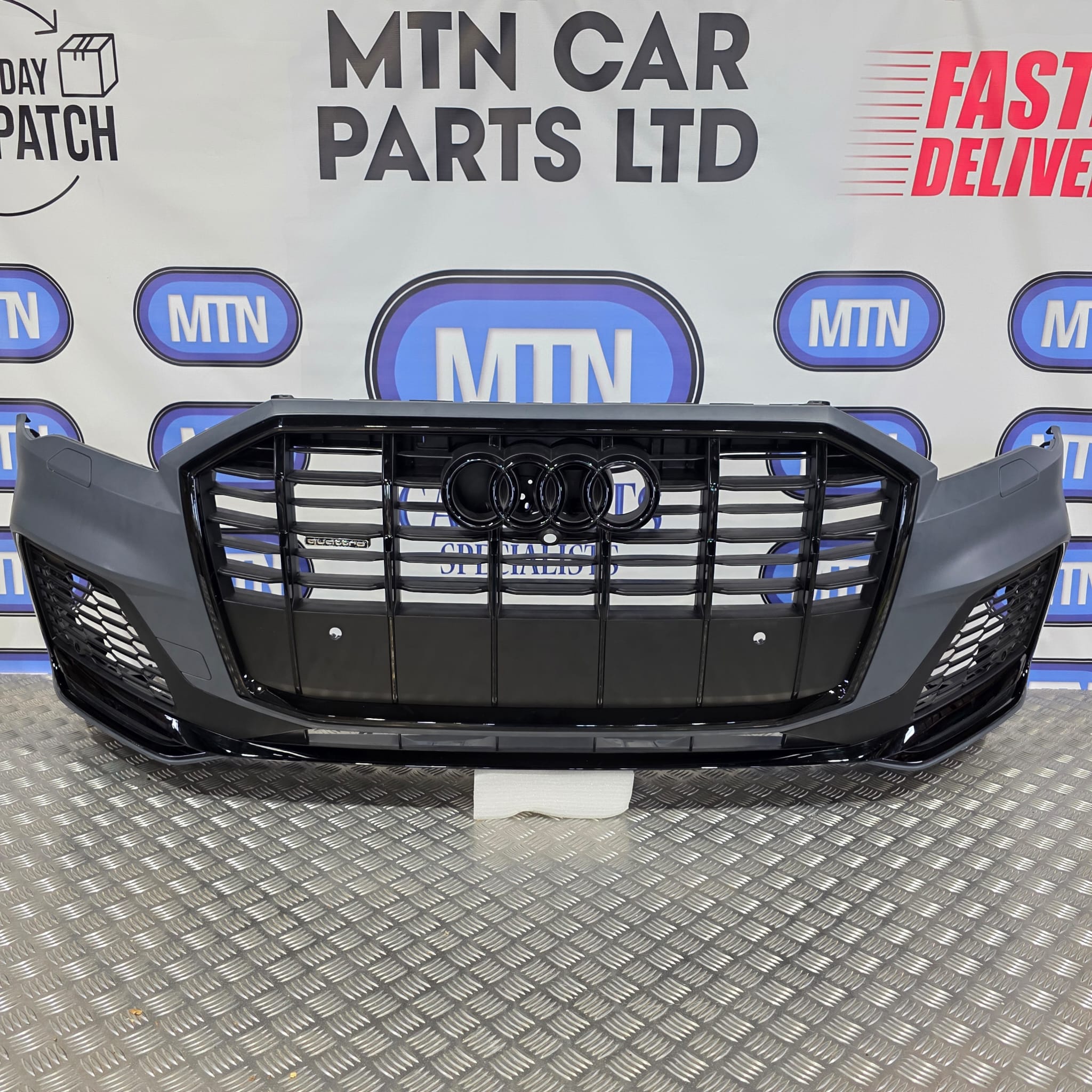 Complete Front Bumper for Audi Q7 / SQ7 2020-2024 S-Line Black Line 4M