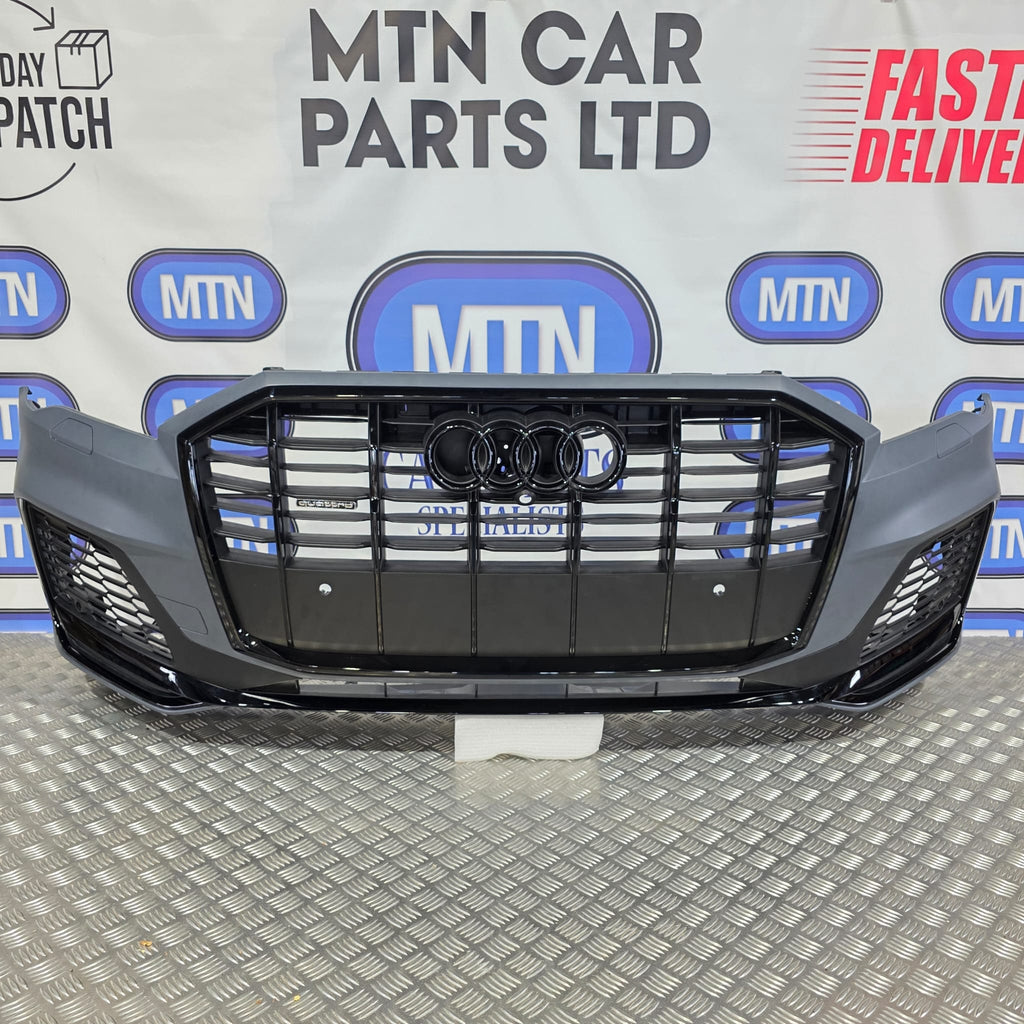 Complete Front Bumper for Audi Q7 / SQ7 2020-2024 S-Line Black Line 4M