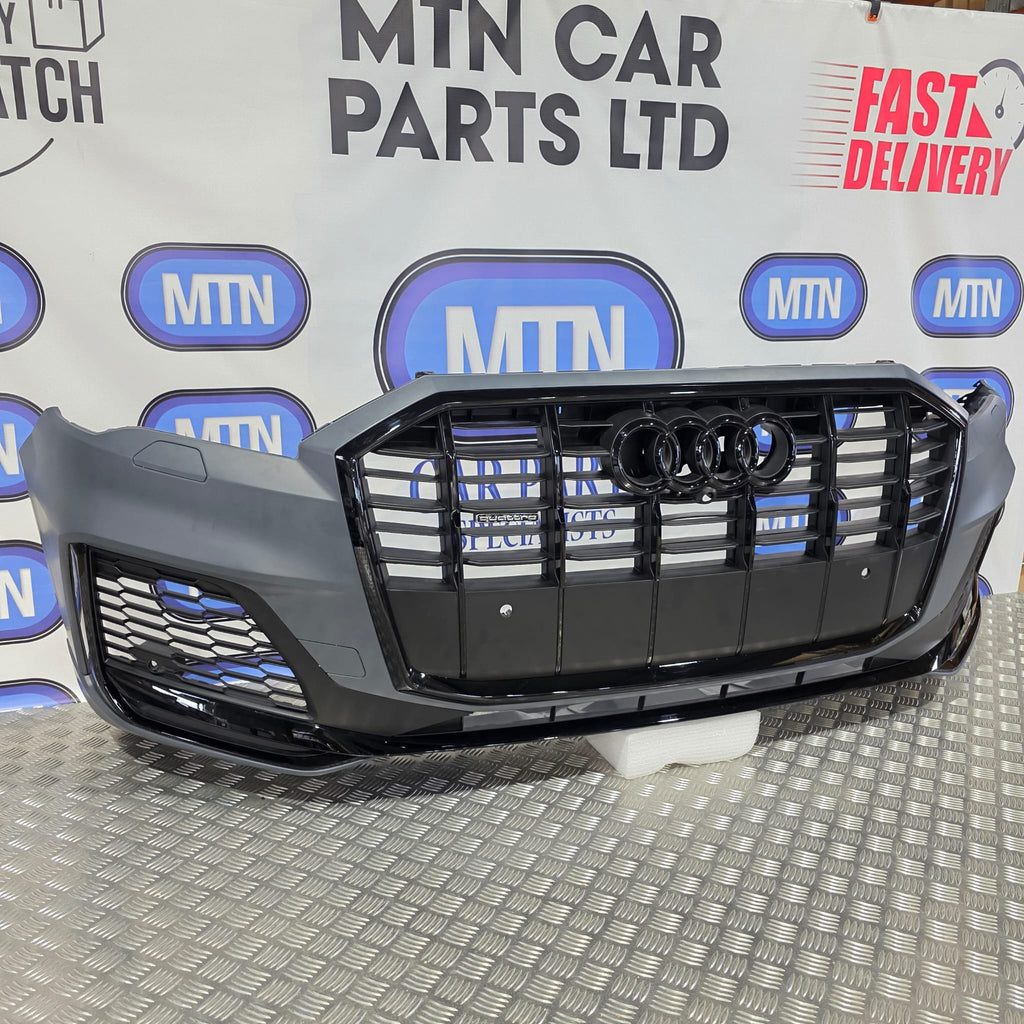 Complete Front Bumper for Audi Q7 / SQ7 2020-2024 S-Line Black Line 4M