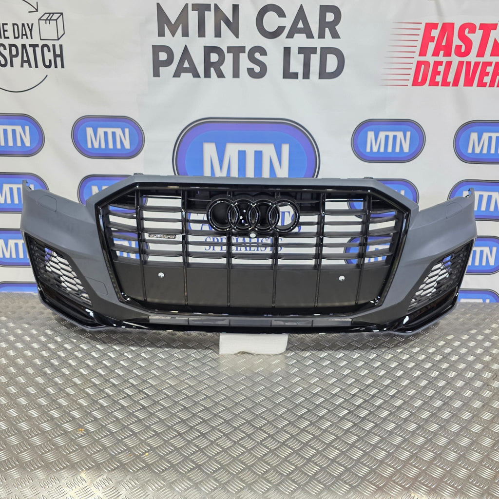 Complete Front Bumper for Audi Q7 / SQ7 2020-2024 S-Line Black Line 4M