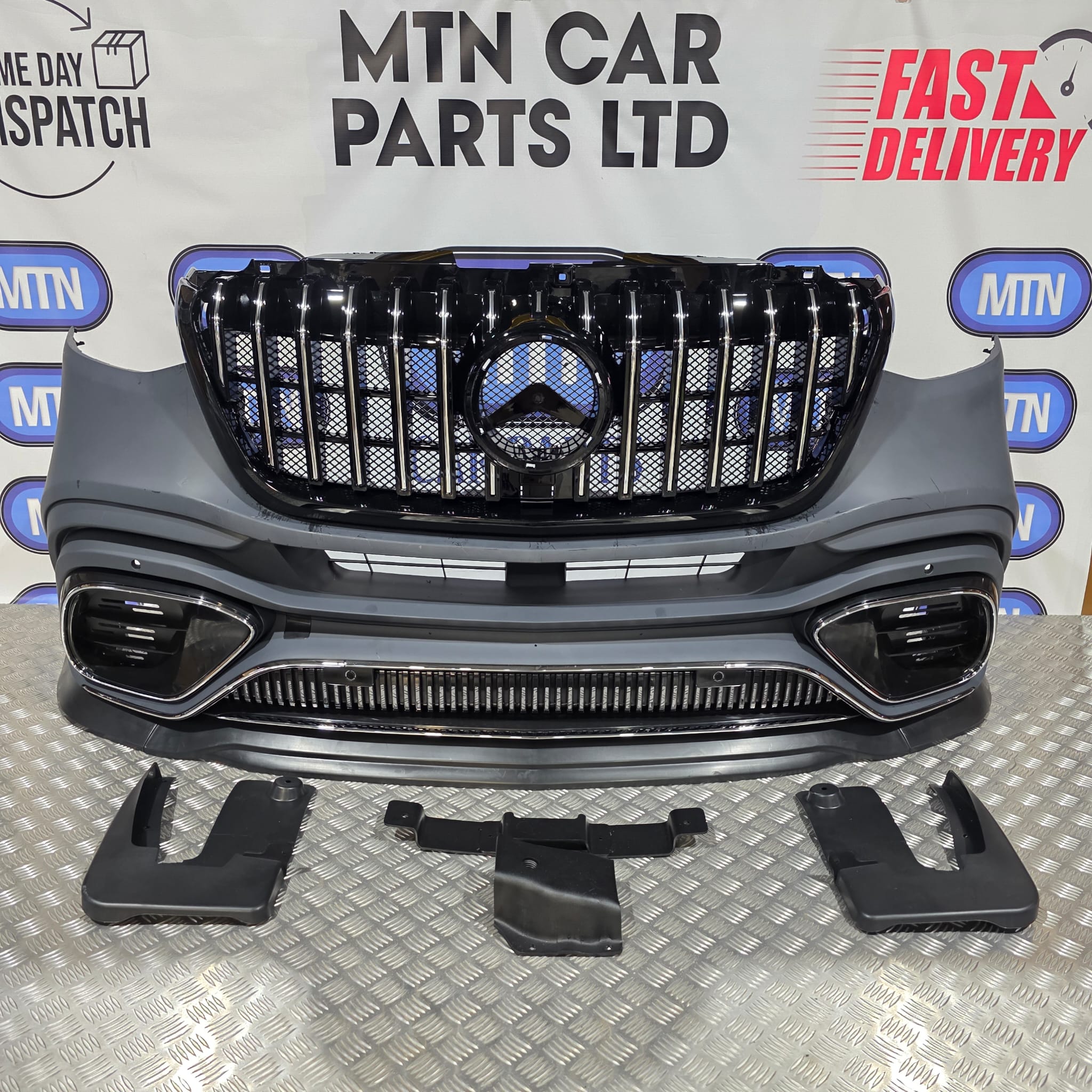 NEW Complete Front Bumper for Mercedes Sprinter 2018 onwards AMG STYLE GTR W907 Main image